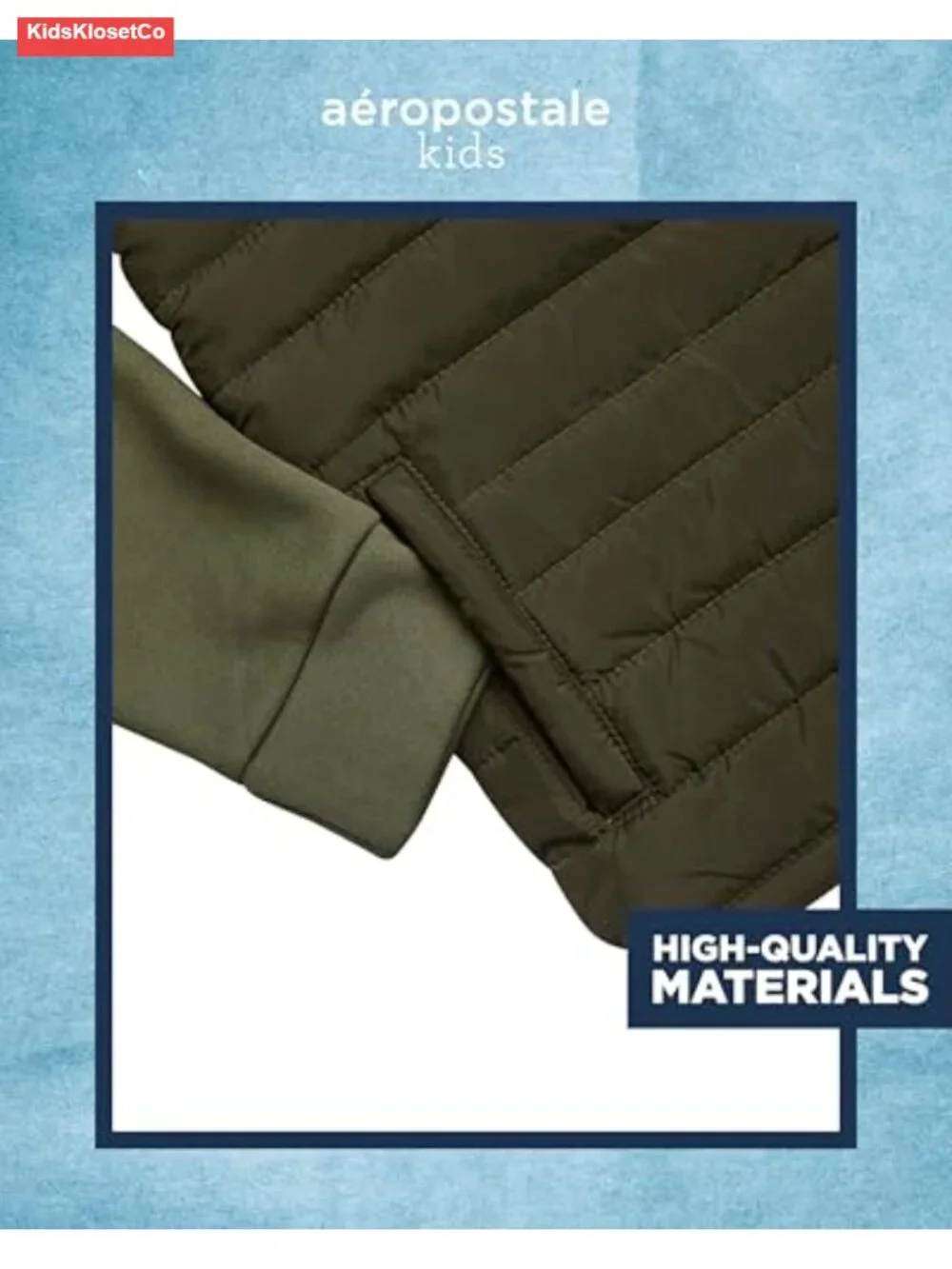 2-Piece Boys Fleece Puffer Jacket & Jogger Sweatpants Set